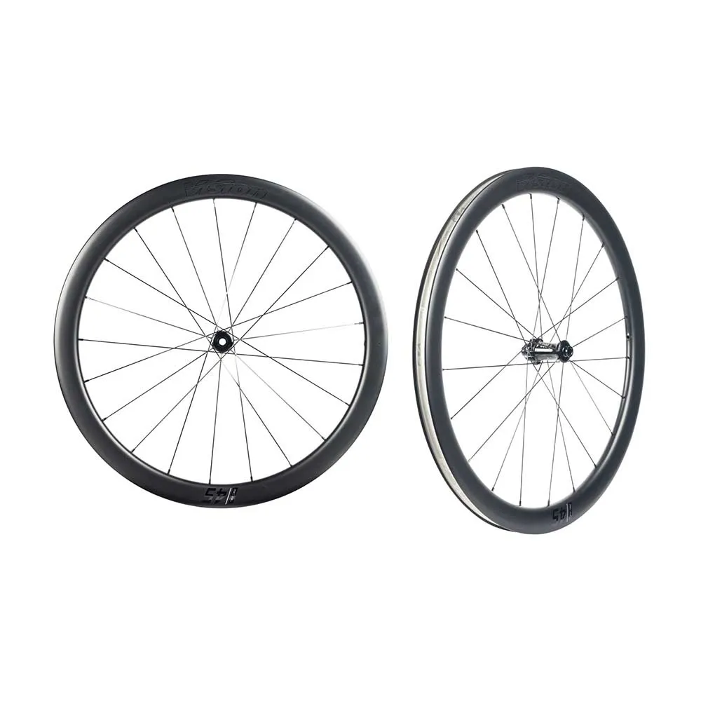 Vision Sc45 Sl I23 Cl Disc Tubeless B5 Landsvägshjulset, Black, 12 x 100/12 x 142mm, Shimano/Sram HG