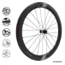 Vision Sc55 Cl Disc Tubeless Landsvägshjulset, Black, 12 x 100 / 12 x 148mm, Shimano/Sram HG