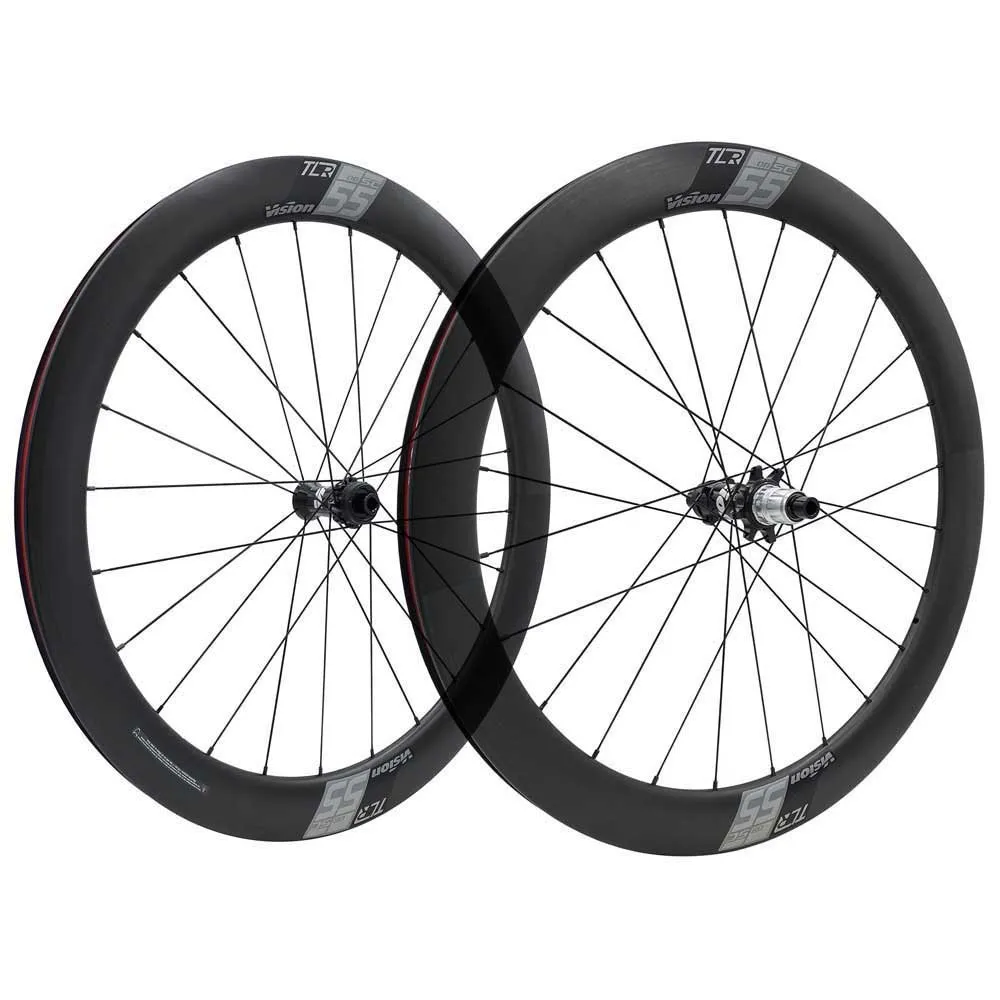 Vision Sc55 Cl Disc Tubeless Landsvägshjulset, Black, 12 x 100 / 12 x 148mm, Shimano/Sram HG Vision Sc55 Cl Disc Tubeless Landsvägshjulset, Black, 12 x 100 / 12 x 148mm, Shimano/Sram HG