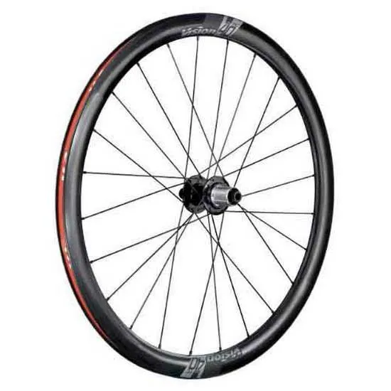 Vision Tc 40 Carbon Cl Disc Tubeless Landsvägshjulset, Black, 9 x 100 / 9 x 135mm, Shimano/Sram HG