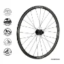 Vision Team Aero Gravel i23 Hjulset För Skivbromsar, Black, 12 x 100 / 12 x 142mm, Shimano/Sram HG