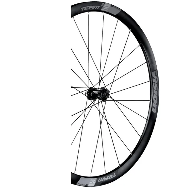 Vision Team35 Cl Disc Tubeless B2 Landsvägshjulset, Black, 12 x 100 / 12 x 142mm, Sram XDR