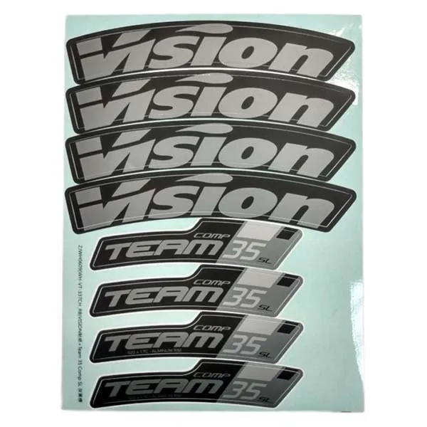 Vision Team35 Comp Rb Ch-tl Sl Zjwh0609 B1 Klistermärken, Black / grey, One Size Vision Team35 Comp Rb Ch-tl Sl Zjwh0609 B1 Klistermärken, Black / grey, One Size