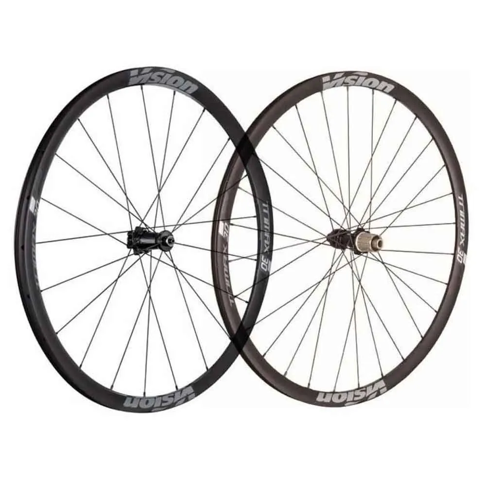 Vision Trimax 30 Sc Cl Disc Landsvägshjulset, Black, 9 x 100 / 10 x 135mm, Shimano/Sram HG