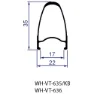Vision Trimax 35 Disc Tubeless Landsvägshjulset, Black, 9 x 100 / 10 x 130mm, Shimano/Sram HG