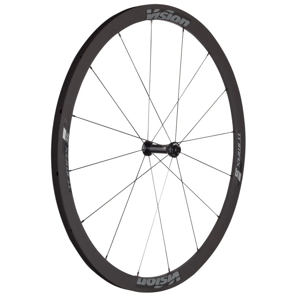 Vision Trimax 35 Disc Tubeless Landsvägshjulset, Black, 9 x 100 / 10 x 130mm, Shimano/Sram HG
