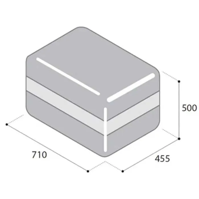 Vitrifrigo Vf55p Styv Bärbar Kylbox 55l, Black / grey, One Size