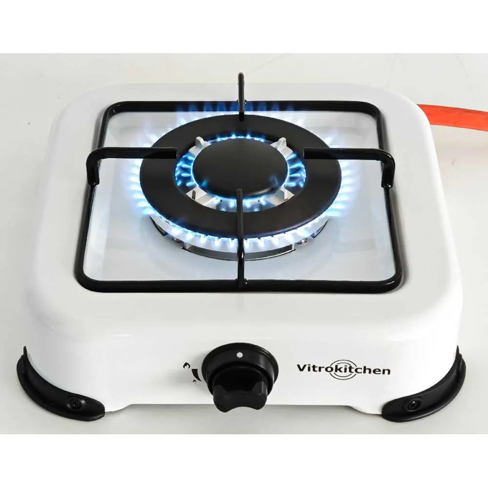 Vitrokitchen 152bb Gaskök För Camping, White, One Size Vitrokitchen 152bb Gaskök För Camping, White, One Size