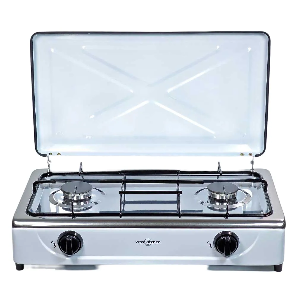 Vitrokitchen 202bb Gaskök För Camping, White, One Size