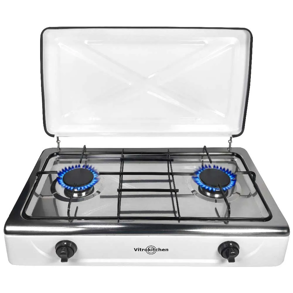 Vitrokitchen 202bb Gaskök För Camping, White, One Size