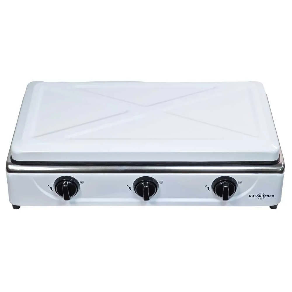 Vitrokitchen 302bb Gaskök För Camping, White, One Size Vitrokitchen 302bb Gaskök För Camping, White, One Size