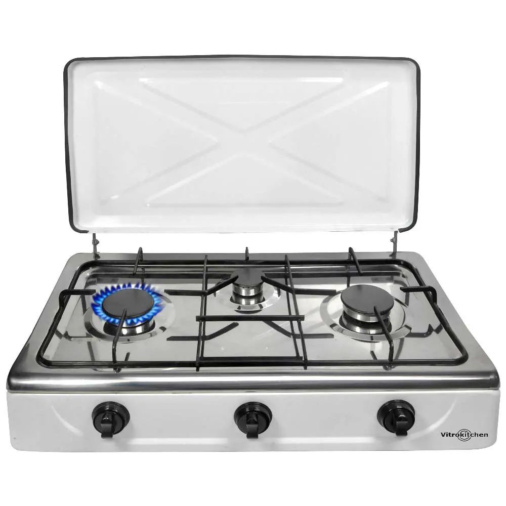 Vitrokitchen 302bb Gaskök För Camping, White, One Size Vitrokitchen 302bb Gaskök För Camping, White, One Size