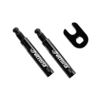 Vittoria 2-pack 20 mm Ventilförlängare Vittoria 2-pack 20 mm Ventilförlängare