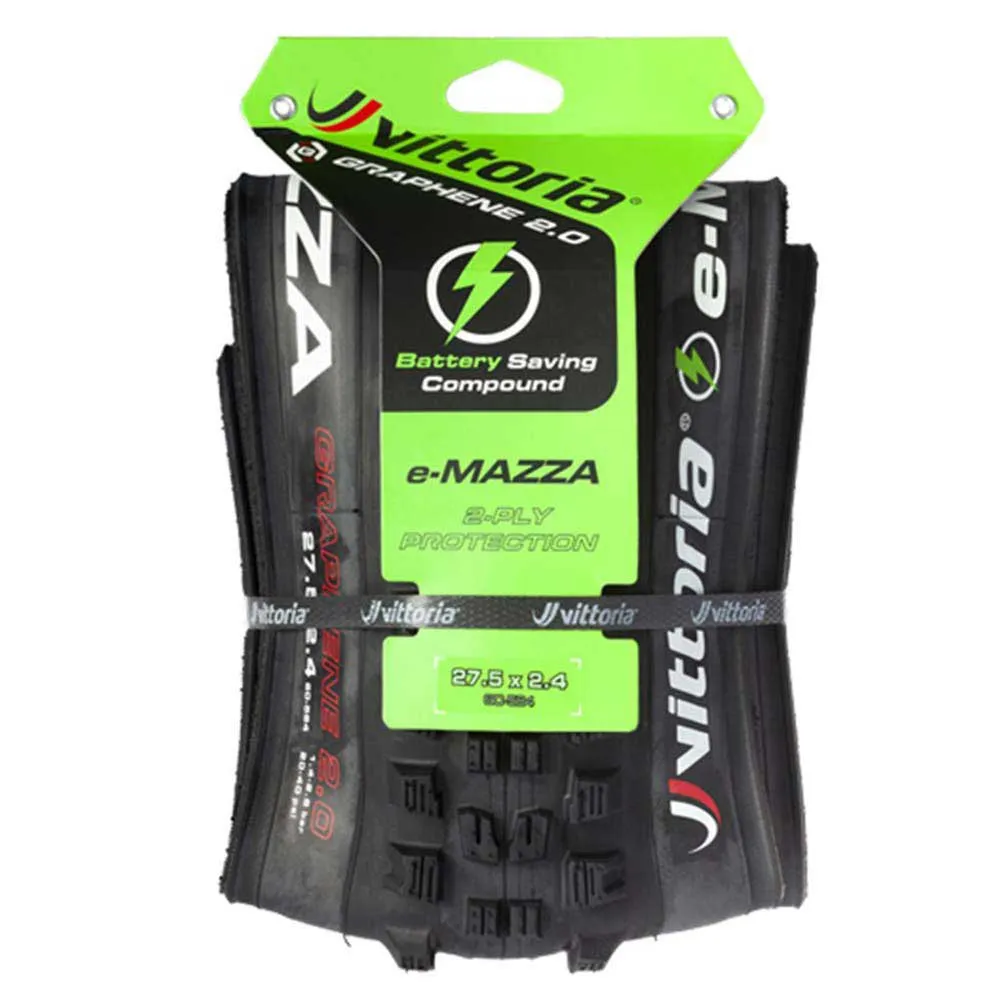 Vittoria E-mazza 27.5´´ X 2.6 Styv Mtb-däck, Black, 27.5" x 2.6