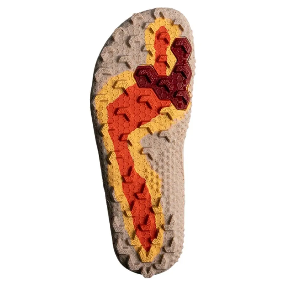 Vivobarefoot Primus Trail Knit Sg Jjf Barefoot Trailskor female, Bone brown