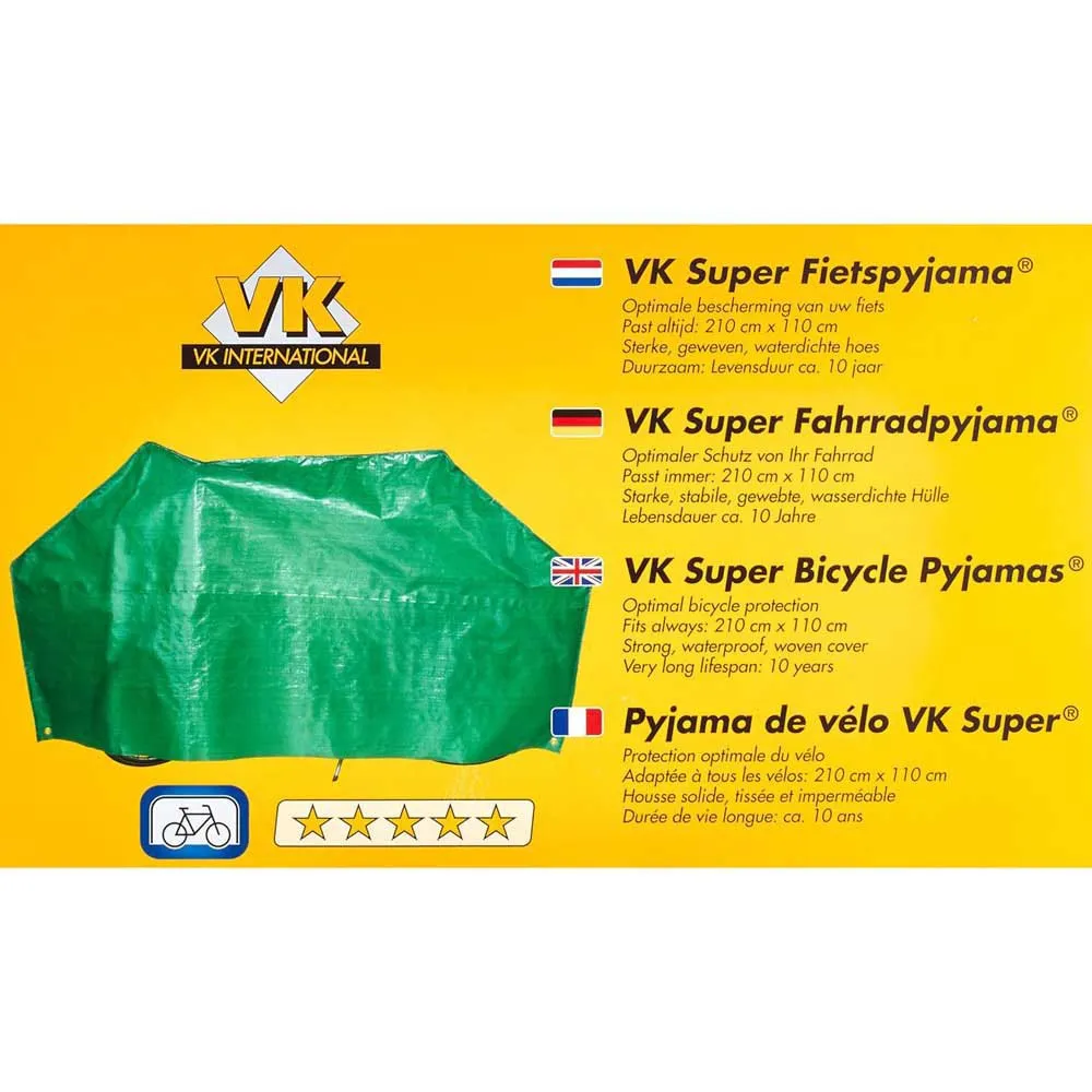 VK Super Cykelskydd, Green, One Size