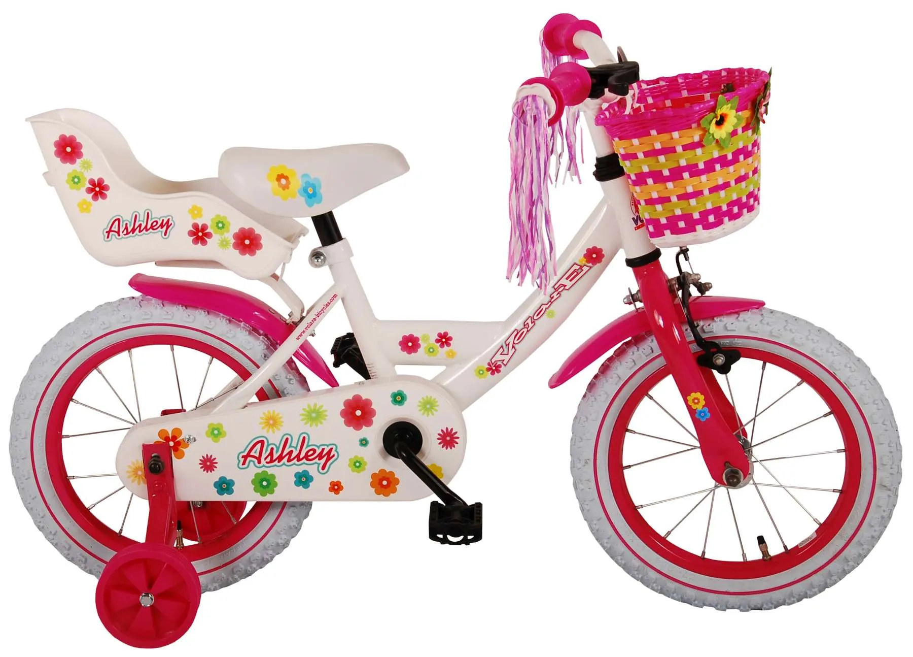 Volare Ashley 14"barncykel med stödhjul