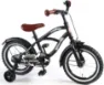 Volare Black Cruiser 14"pojkcykel med stödhjul