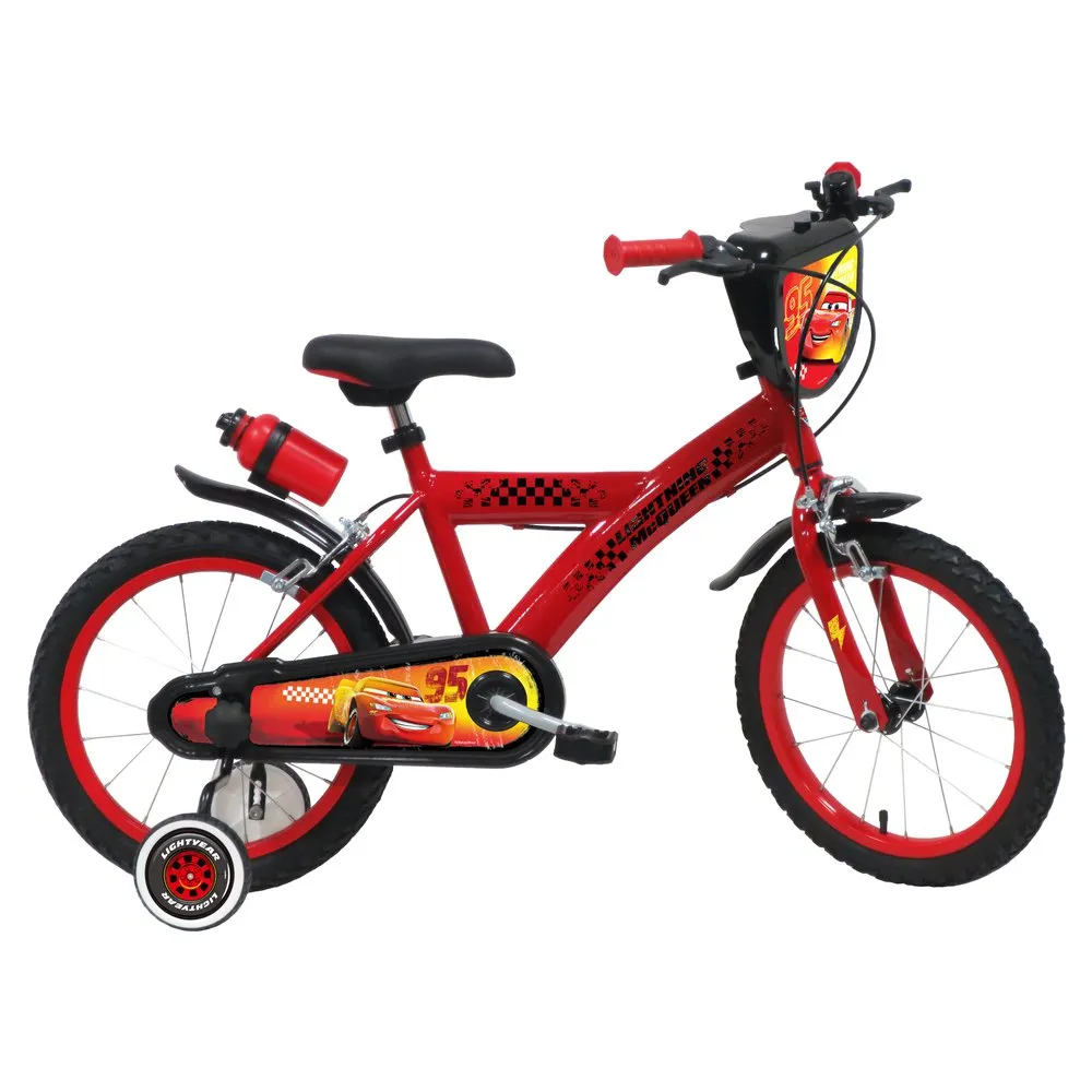 Volare Cars 16´´ Cykel, Red, 5-7Y