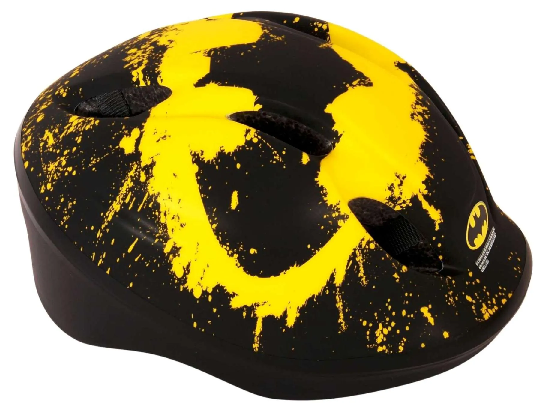 Volare Cykelhjälm Batman 52-56, Gul/Svart