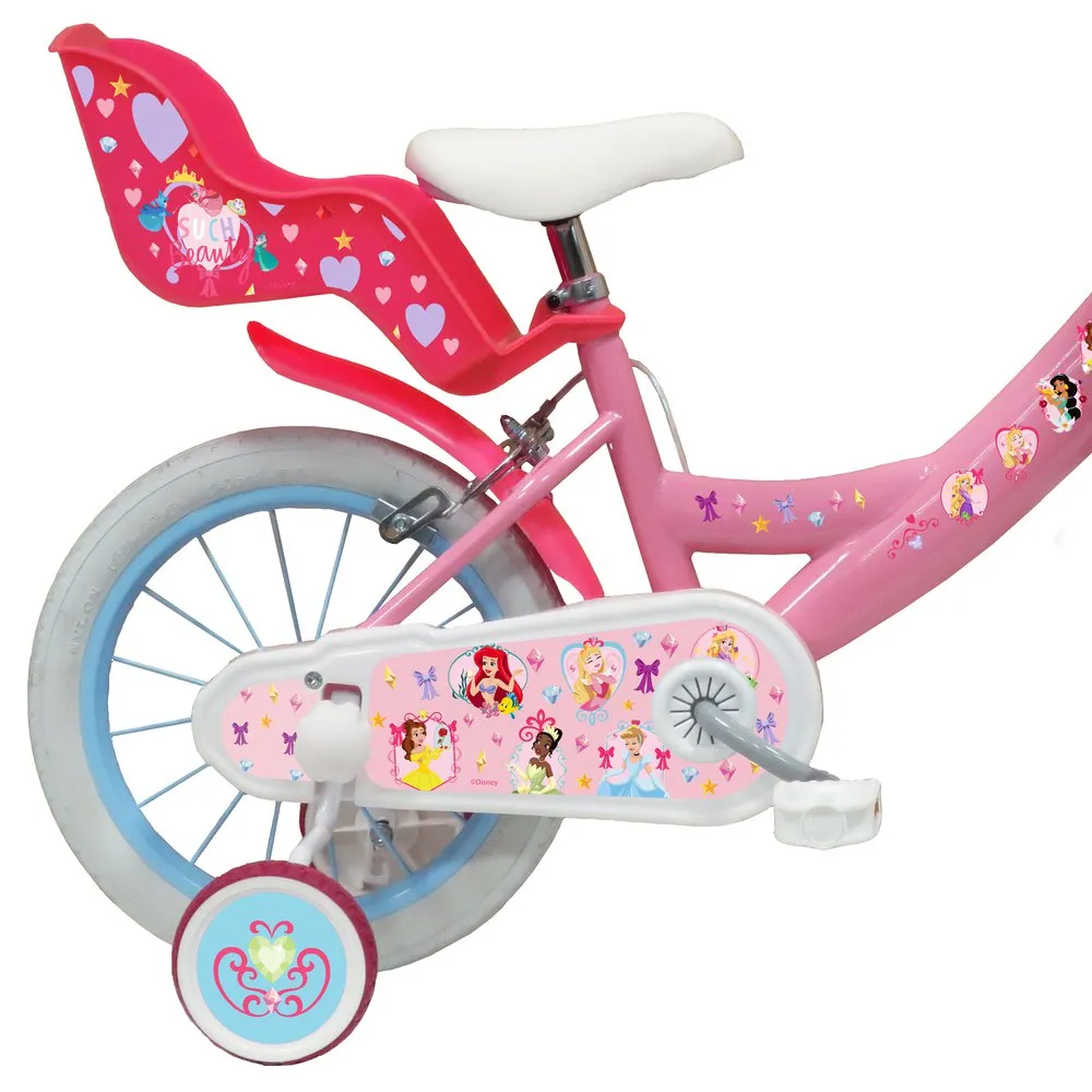 Volare Disney Princess 14´´ Cykel, Pink, 4-6Y