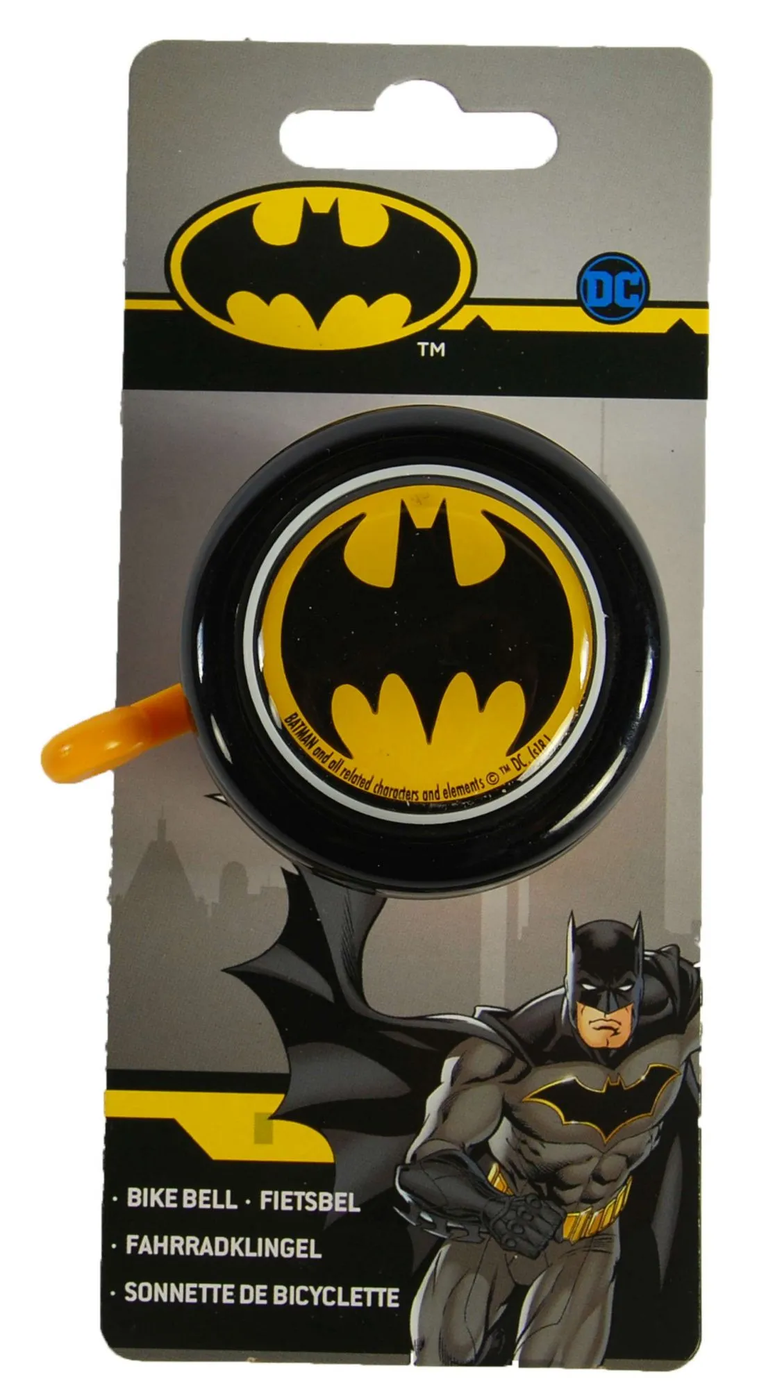 Volare Ringklocka Batman, Gul/Svart