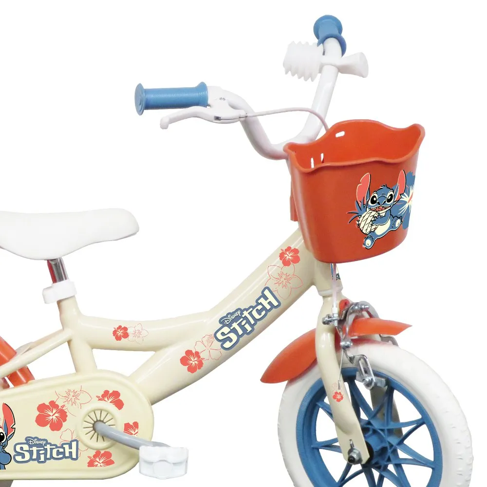 Volare Stitch 12´´ Cykel, White / orange, 3-5Y