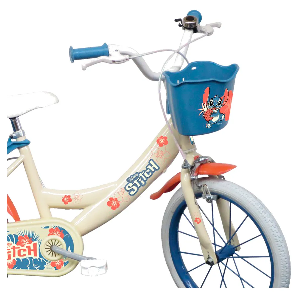Volare Stitch 16´´ Cykel, White / blue, 5-7Y