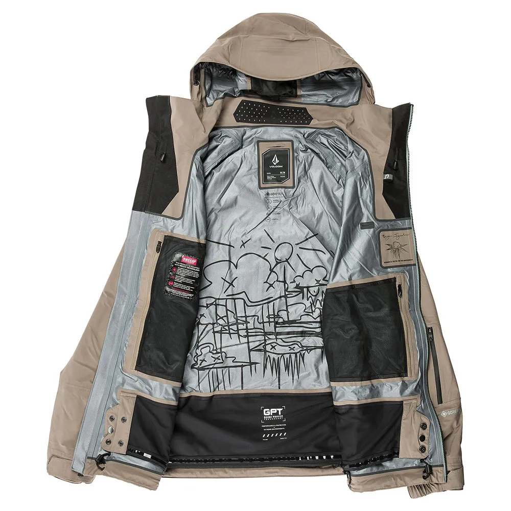 Volcom Guch Stretch Gore-tex Jacka, Chestnut brown Volcom Guch Stretch Gore-tex Jacka, Chestnut brown