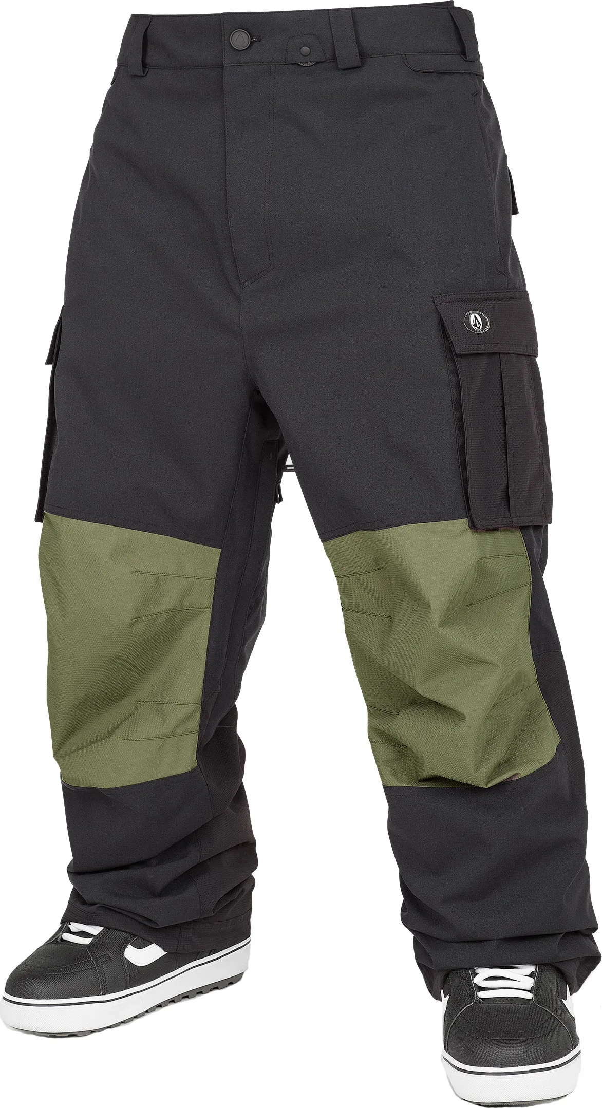 Volcom Men's NWRK Baggy Pants, Black Volcom Men's NWRK Baggy Pants, Black