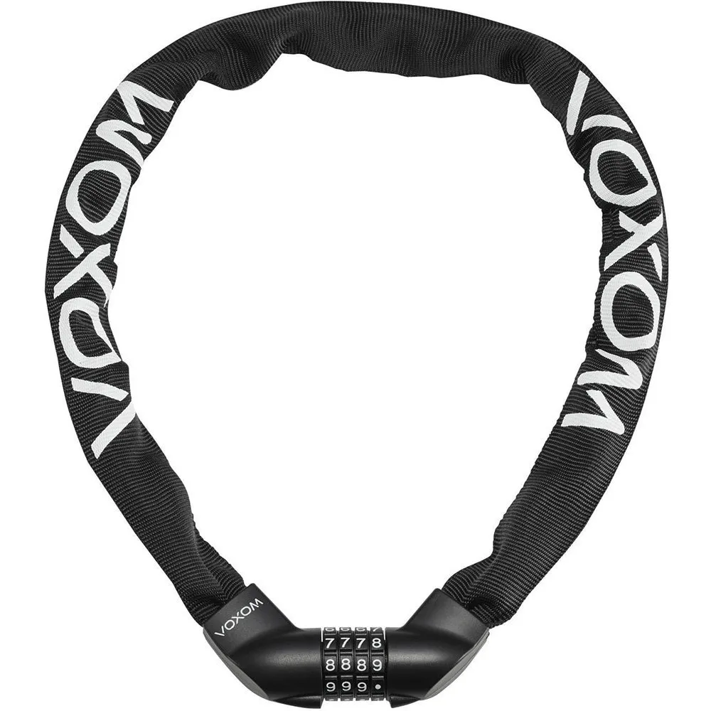 Voxom Codelock Sch3 Kedjelås, Black, 6 x 1200mm