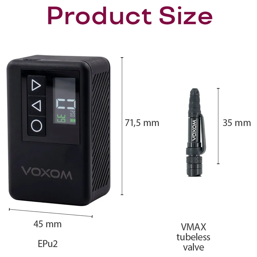Voxom Epu2 Kompressor, Black, One Size