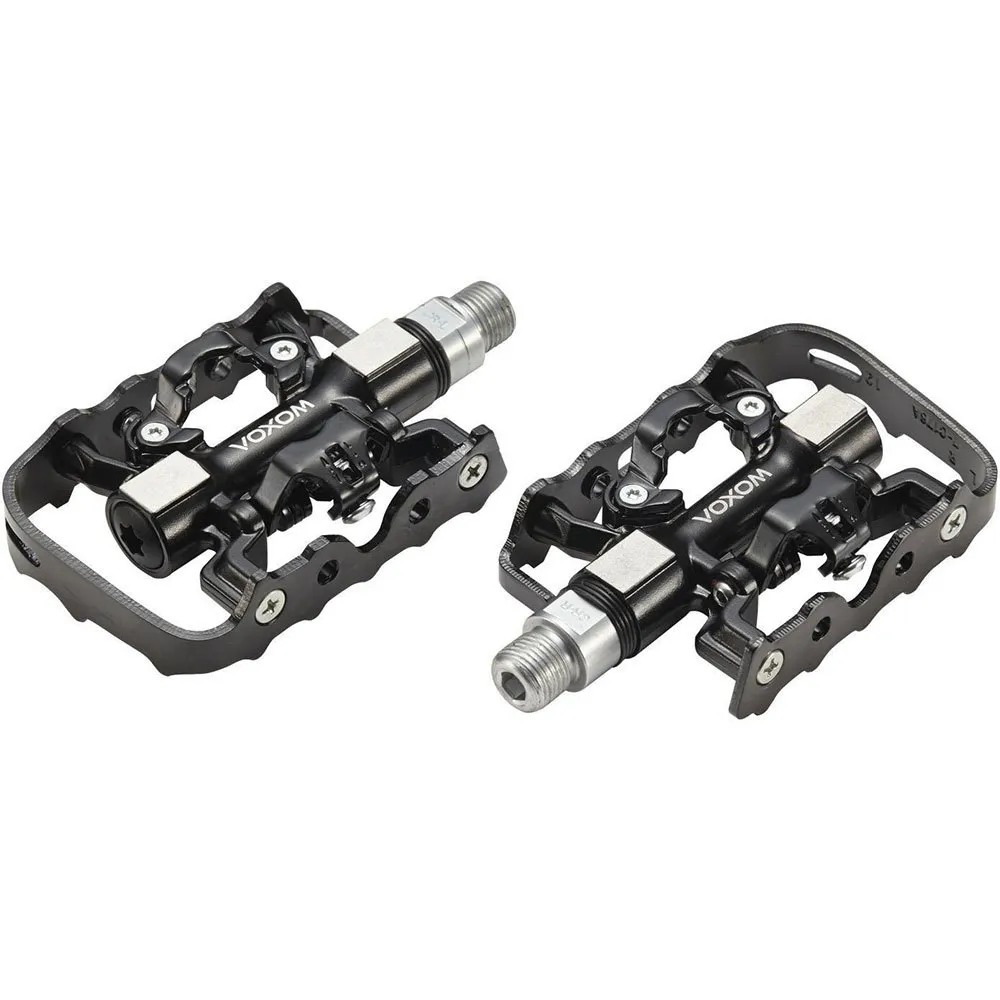 Voxom Pe18 Spd Cykelpedaler, Black, One Size