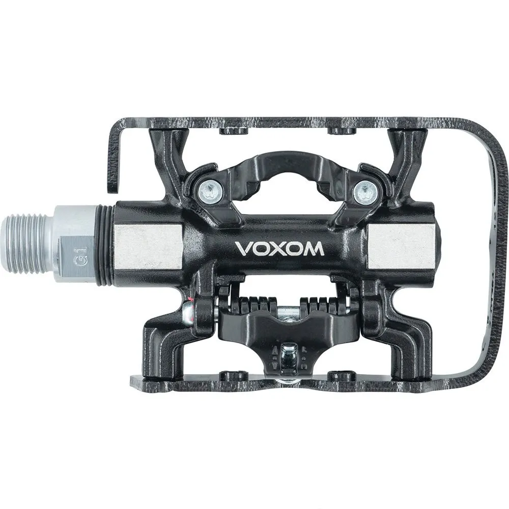 Voxom Pe18 Spd Cykelpedaler, Black, One Size