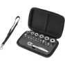 Voxom Tool Set Wk2-mini Ratchet Verktygssats, Black, One Size