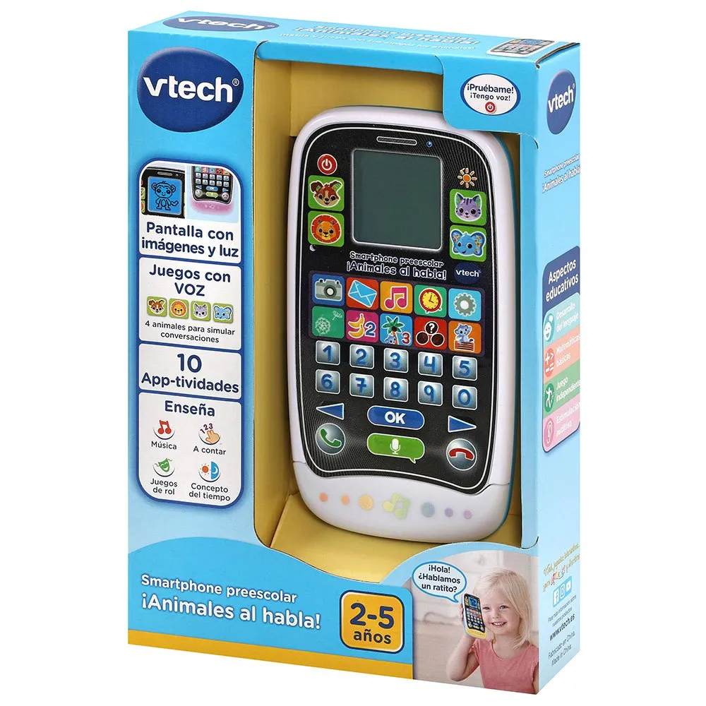 Vtech Förskola Smartphone Djur Djur!, Multicolor Vtech Förskola Smartphone Djur Djur!, Multicolor