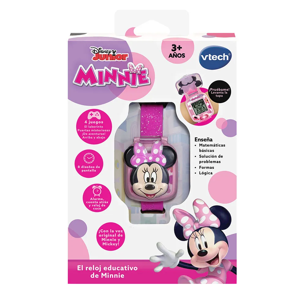 Vtech Minnies Lärorika Klocka, Multicolor Vtech Minnies Lärorika Klocka, Multicolor