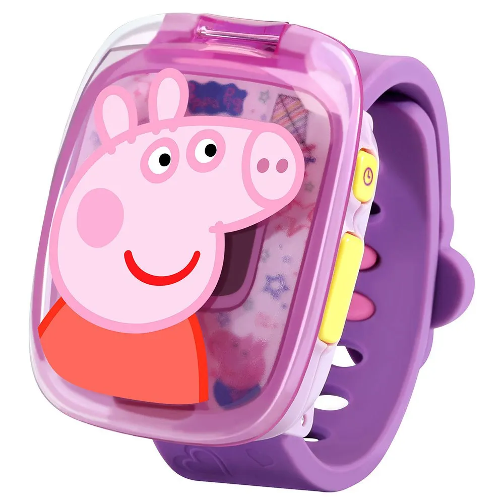 Vtech Peppa Gris ´s Purple Clock Utbildningsleksak För Barn Version Spanska, Purple Vtech Peppa Gris ´s Purple Clock Utbildningsleksak För Barn Version Spanska, Purple
