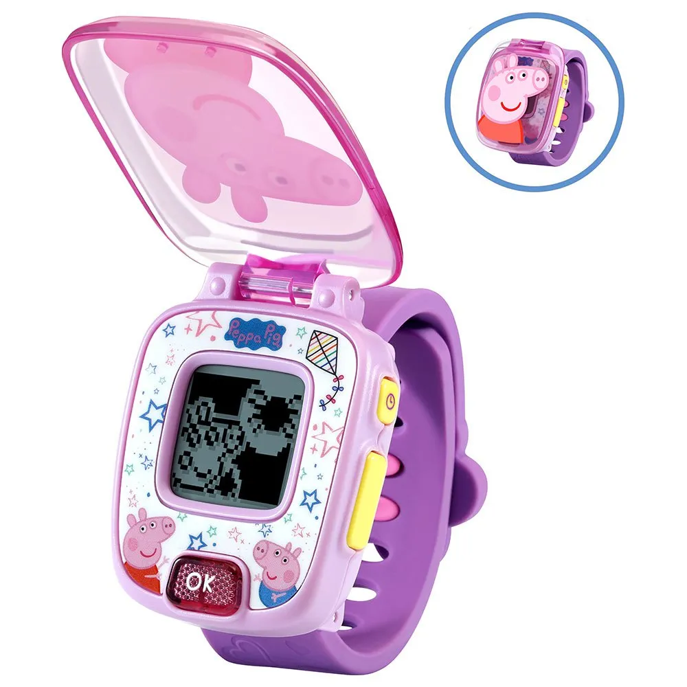 Vtech Peppa Gris ´s Purple Clock Utbildningsleksak För Barn Version Spanska, Purple Vtech Peppa Gris ´s Purple Clock Utbildningsleksak För Barn Version Spanska, Purple