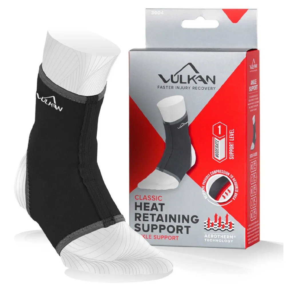 Vulkan Clasica Ankelstöd, Black, S