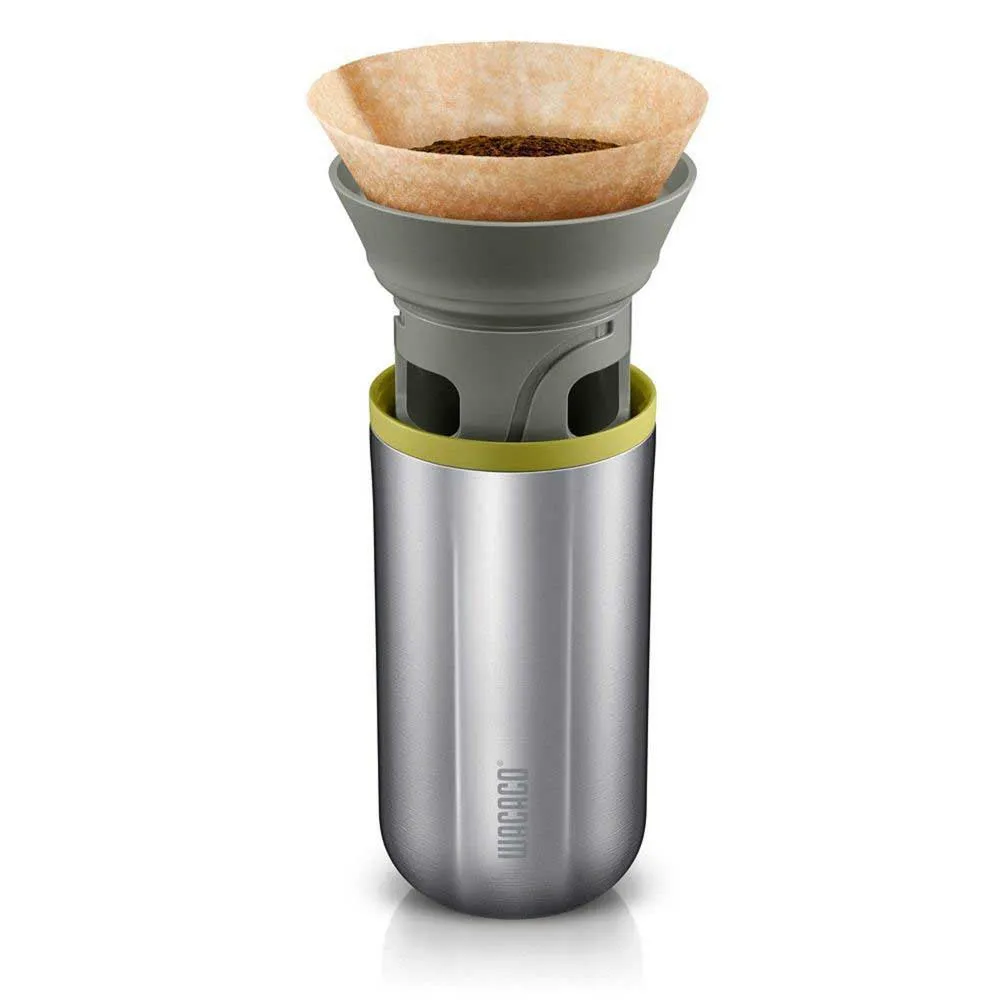 Wacaco Cuppamoka Droppkaffebryggare, Silver, One Size