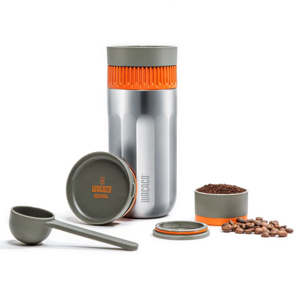 Wacaco Pipamoka Droppkaffebryggare, Silver, One Size