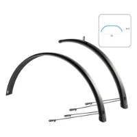 Wag Aluminium Stänkskärmsset Trekking 55 27.5-29´´ X 55 Mm Wag Aluminium Stänkskärmsset Trekking 55 27.5-29´´ X 55 Mm