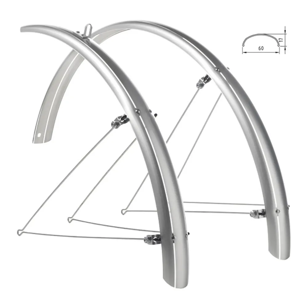 Wag Cristina 26´´ X 60 Mm Skärmset, Silver, 26"