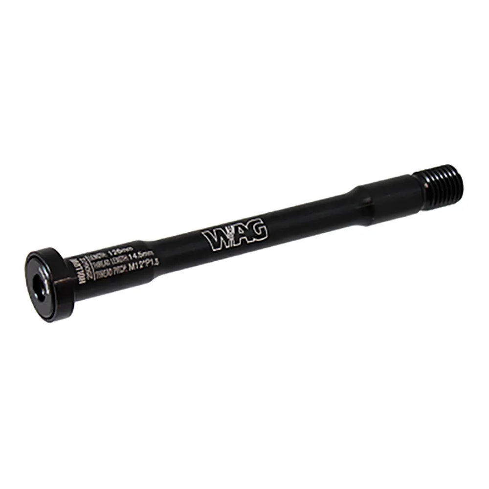 Wag Hollow Lite 12 X 126 Mm Genomgående Axel Fram, Black, 126mm