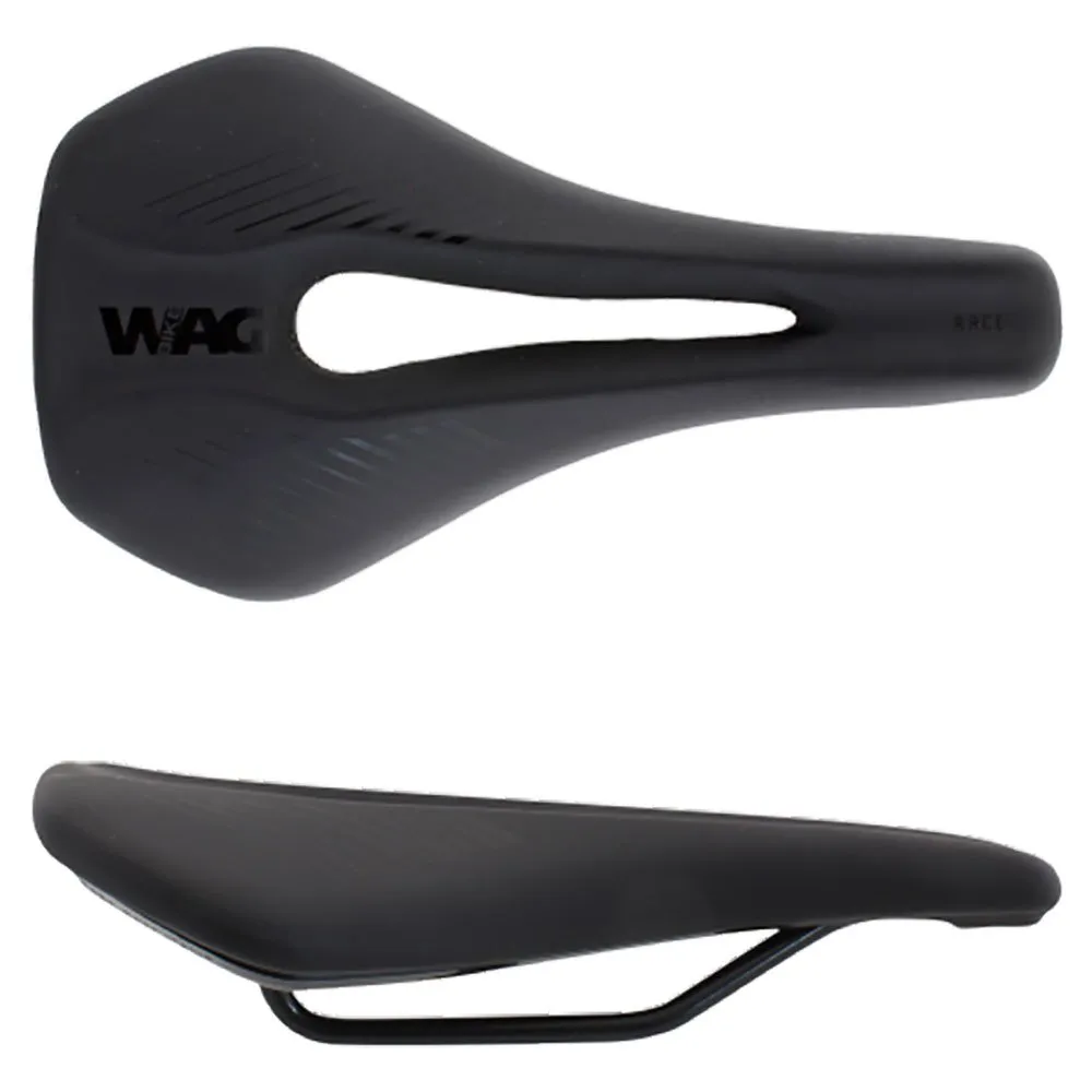 Wag Race Narrow Cykelsadel, Black, 135mm