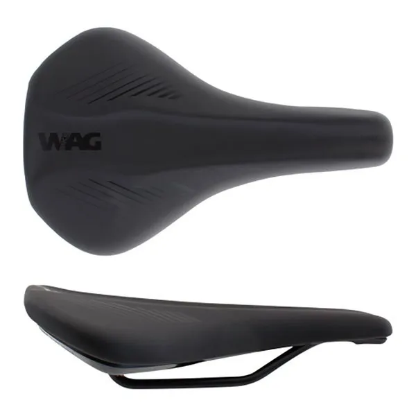 Wag Race Short Cykelsadel, Black, 155mm