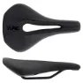Wag Race Wide Cykelsadel, Black, 155mm