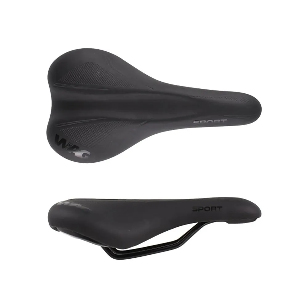 Wag Sport Soft Cykelsadel, Black, One Size