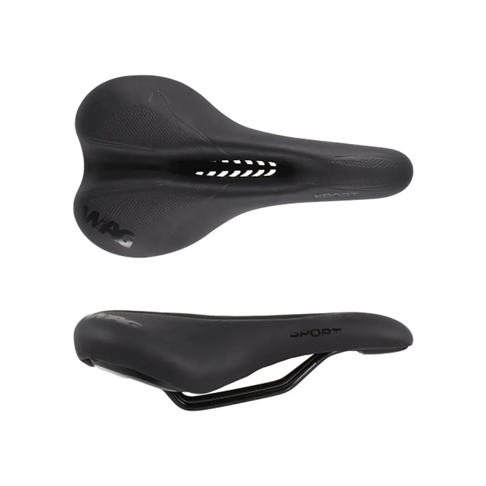 Wag Sport Soft Flow Cykelsadel, Black, One Size